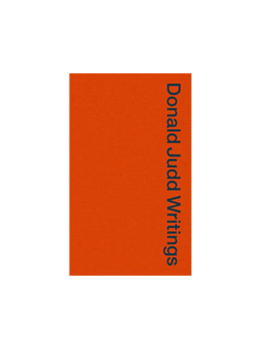 Donald Judd Writings