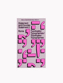Experimental Jetset – Statement and Counter-Statement 2: Typologies
