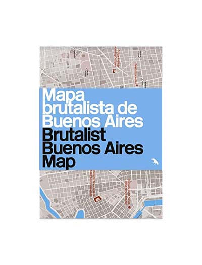 Brutalist Buenos Aires Map
