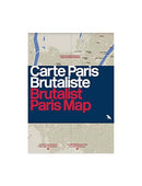 Brutalist Paris Map